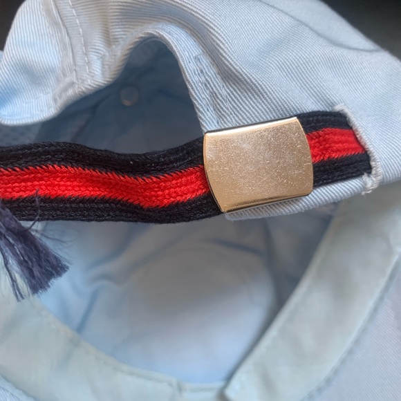 NWT Moncler Cap Baby Blue /White Onesize - Picture 7 of 11